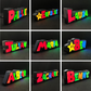 Nome personalizado Super Mario estilo Led Lightbox Sign