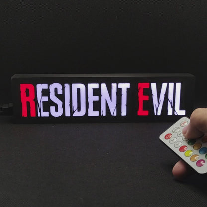 RESIDENT EVIL Led Gaming Light Sign