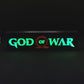 God of War Neon Led Lightbox RGB Gamer Lamp