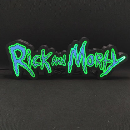 Rick and Morty Led Light Sign