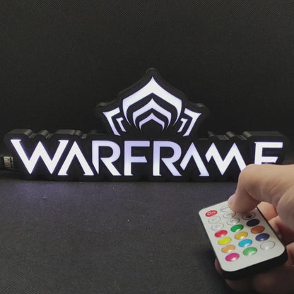 Warframe Led Gaming Light Sign