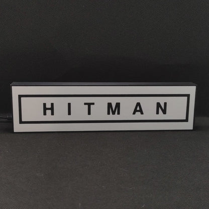 Hitman Led Gaming Light Sign