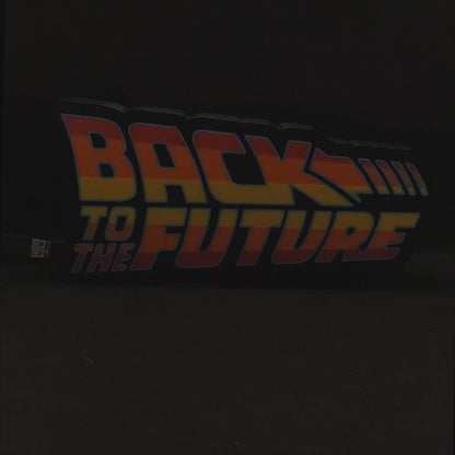 Back to the Future Movie Led Light Sign