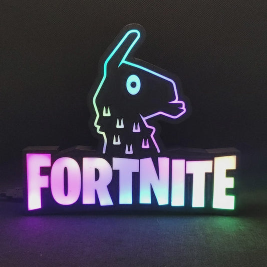 Fortnite Loot Lama Led Lightbox Wall Sign