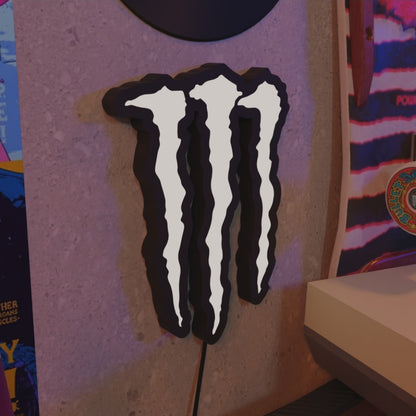 Monster Energy Drink Led Wall Mounted Lightbox Rgb Light Sign
