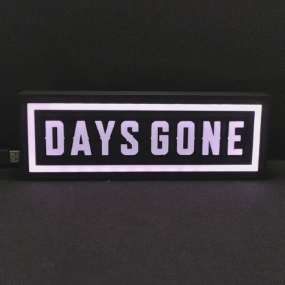 Days Gone Led Gaming Light Sign