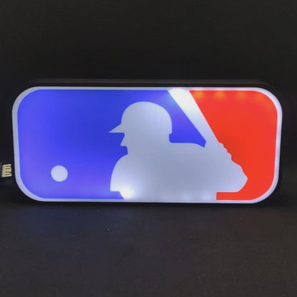 MLB Major League Baseball Led Light Sign