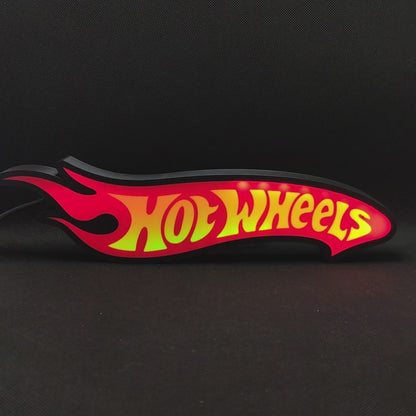 Hot Wheels Led Light Sign