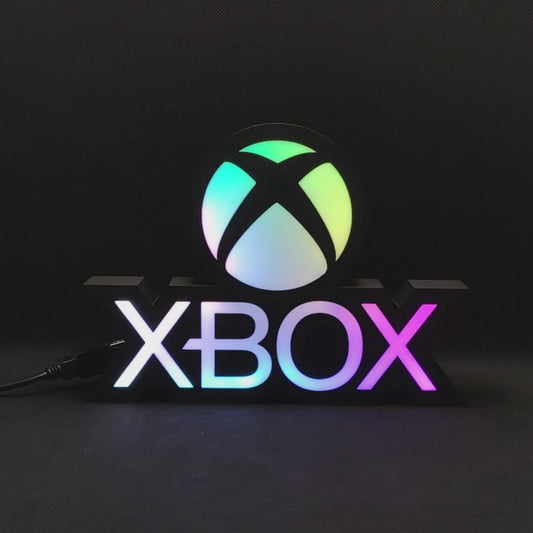 Placa de caixa de luz LED Xbox