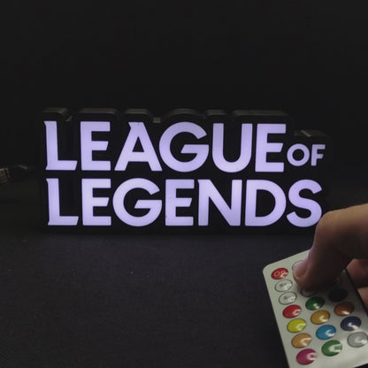 League of Legends Led Gaming Light Sign