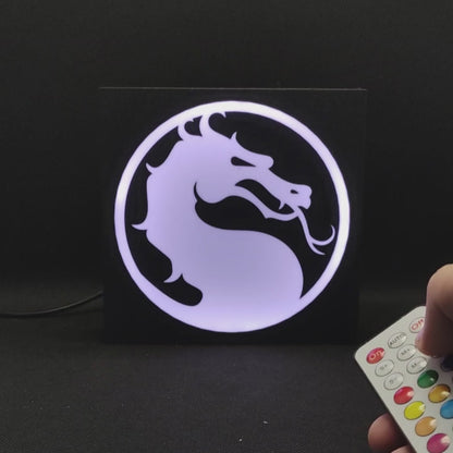 Mortal Kombat Led Gaming Light Sign