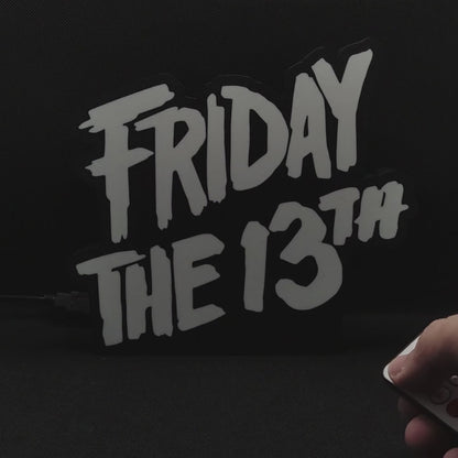 Friday the 13th Movie Led Light Sign