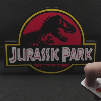 Jurassic Park Movie Led Light Sign