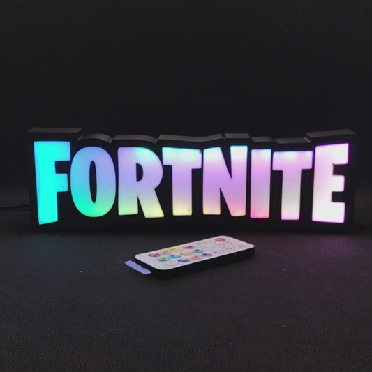 Placa de parede de caixa de luz LED Fortnite Slurp Juice