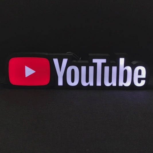 YouTube Led Lightbox Sign