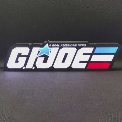 G.I. JOE Led Light Sign