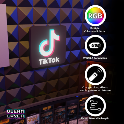 TikTok Led Wall Light Sign