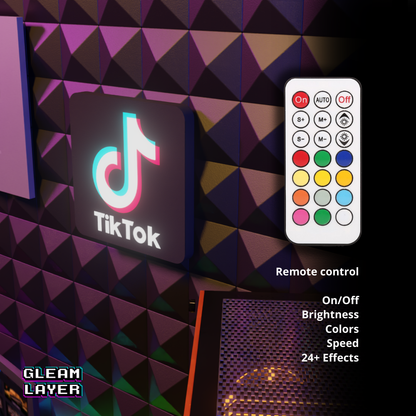 TikTok Led Wall Light Sign