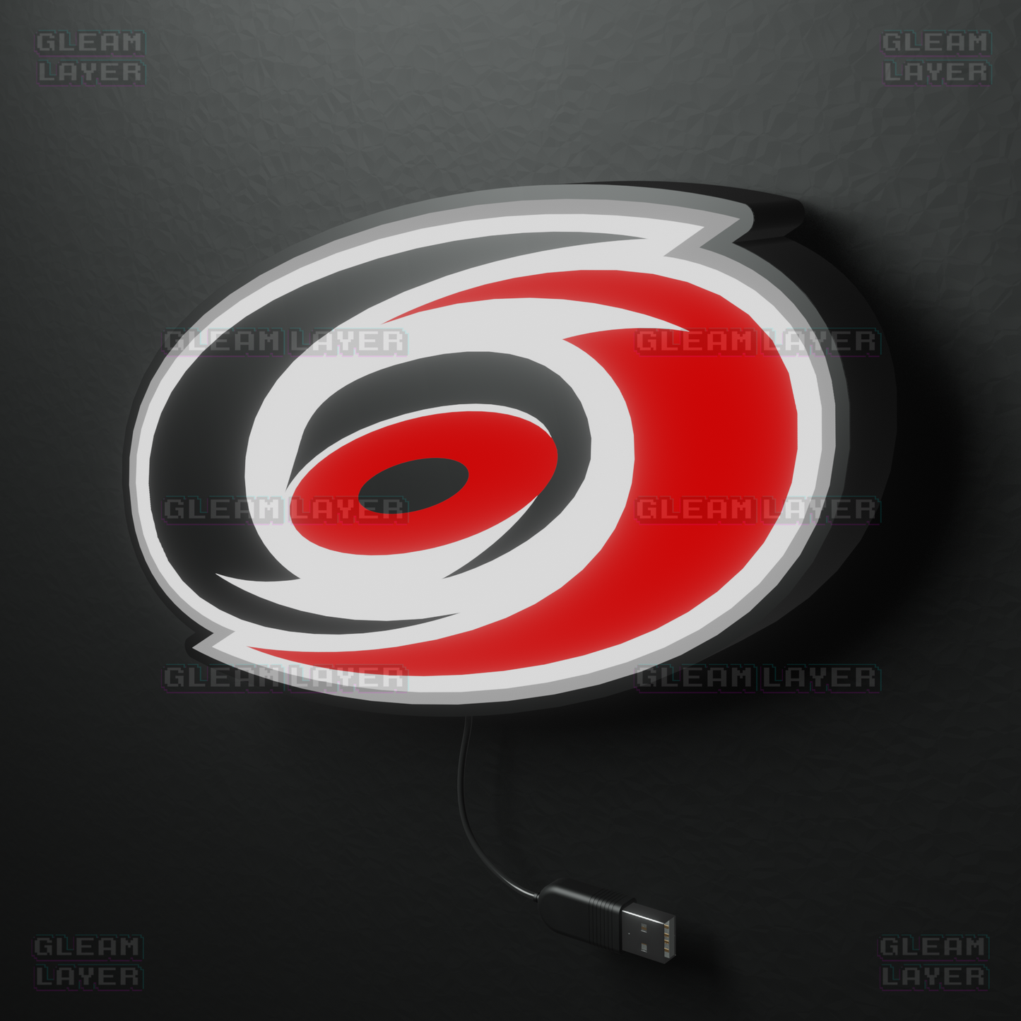 Carolina Hurricanes Led Light Box NHL Sports Bar Light Display Wall Sign