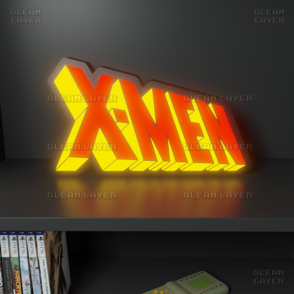 X-Men Led Light Sign