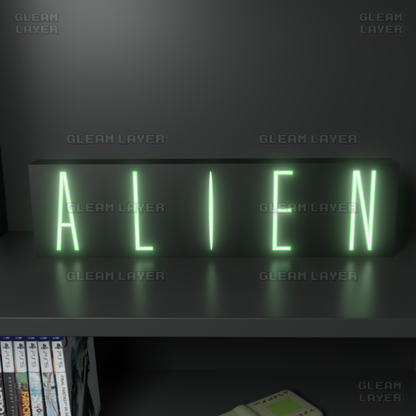 Alien Movie Led Light Sign