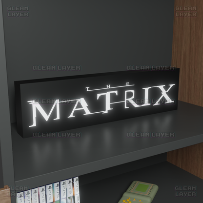 The Matrix Movie Led Light Sign