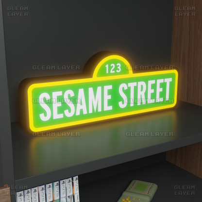 Sesame Street Led Light Sign