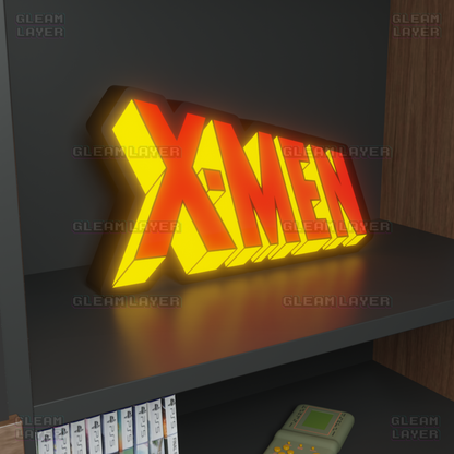 X-Men Led Light Sign