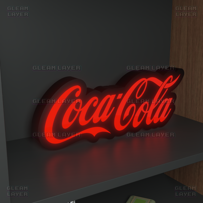 Coca-Cola Logo Led Light Sign