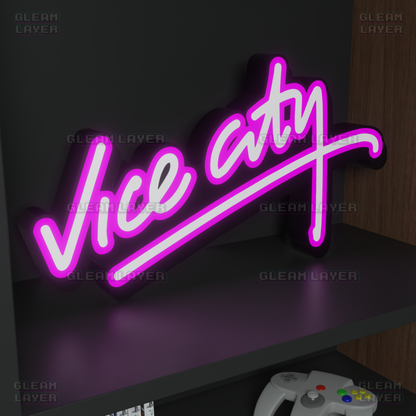 GTA Vice City Neon Logo Led Light Sign