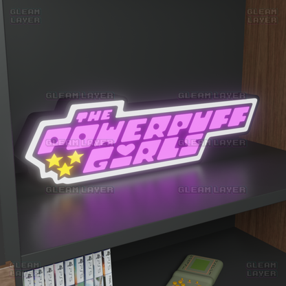 Powerpuff Led Light Sign