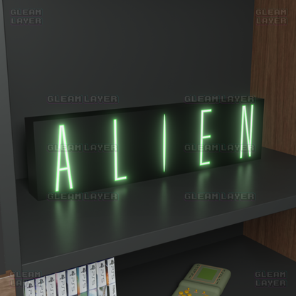 Alien Movie Led Light Sign