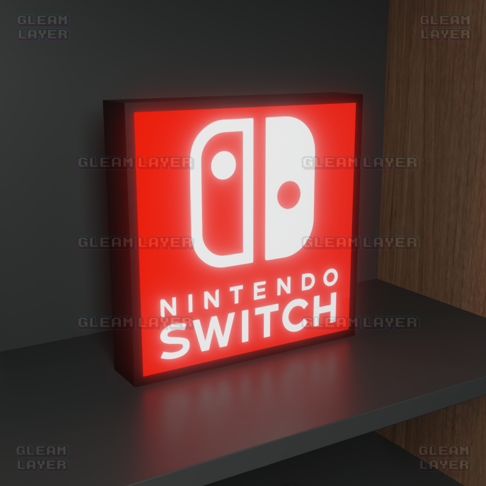 Nintendo Switch Led Gaming Light Sign