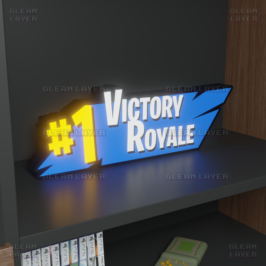 Fortnite #1 Victory Royale Led Gaming Light Sign