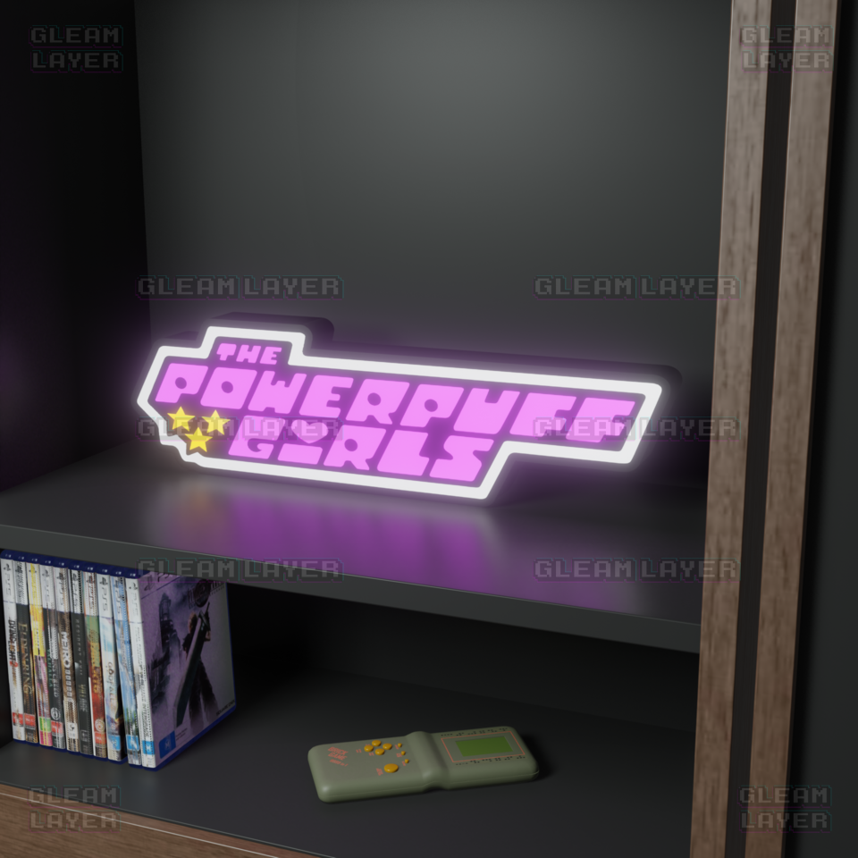 Powerpuff Led Light Sign