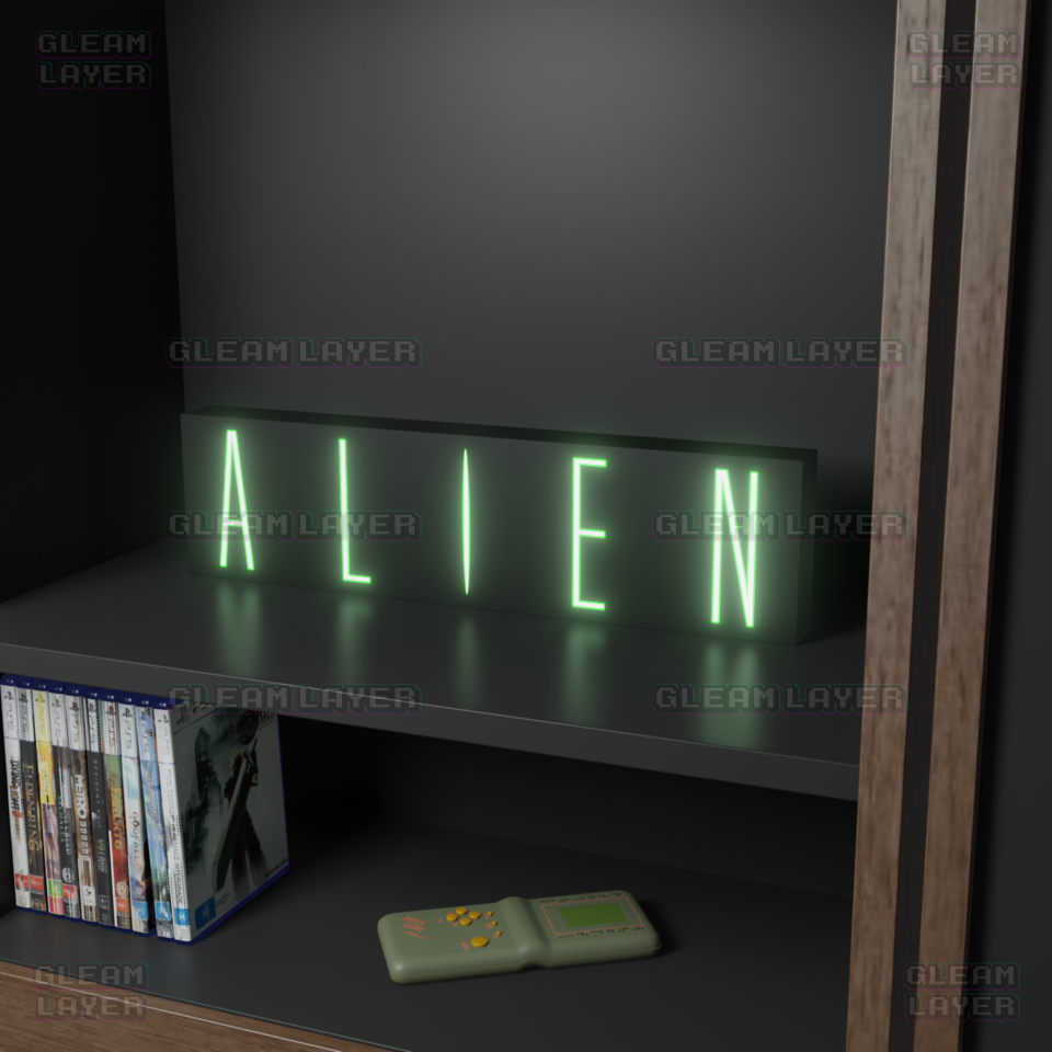 Alien Movie Led Light Sign