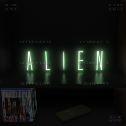 Alien Movie Led Light Sign