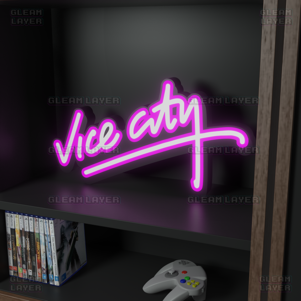 GTA Vice City Neon Logo Led Light Sign