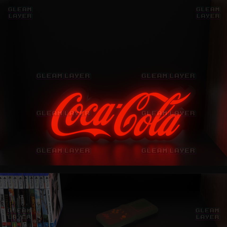 Coca-Cola Logo Led Light Sign