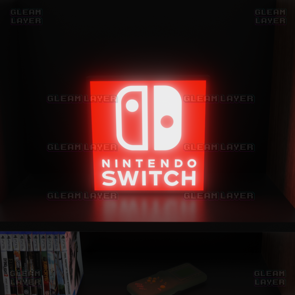 Nintendo Switch Led Gaming Light Sign