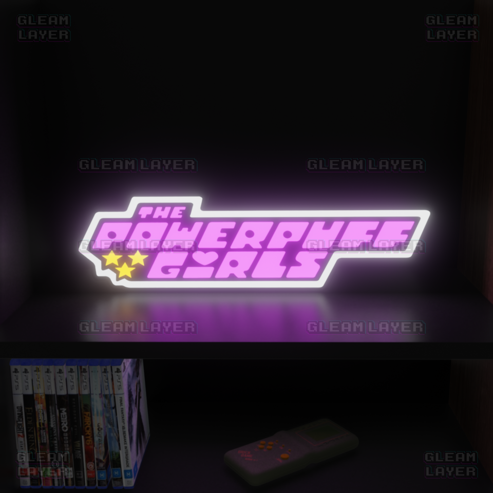 Powerpuff Led Light Sign