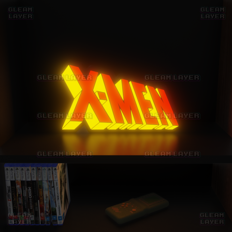 X-Men Led Light Sign