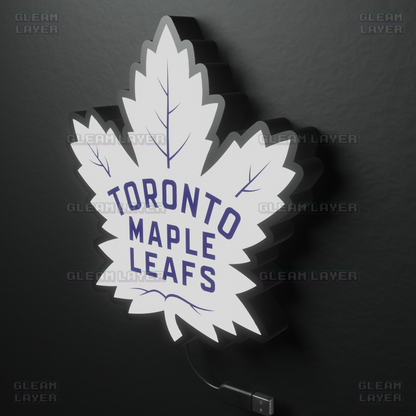 Toronto Maple Leafs Led Light Box NHL Sports Bar Light Display Wall Sign