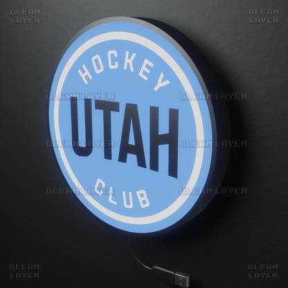 Utah Hockey Club Led Light Box NHL Sports Bar Light Display Wall Sign