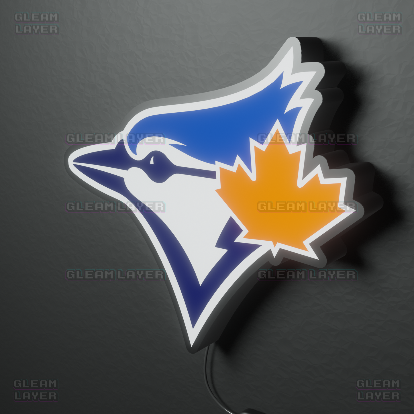 Toronto Blue Jays Led Light Box MLB Sports Bar Major League Baseball Wall Sign