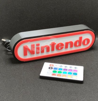 NINTENDO Led Gaming Light Sign