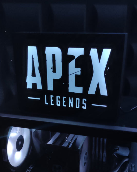 Letreiro de caixa de luz LED APEX Legends