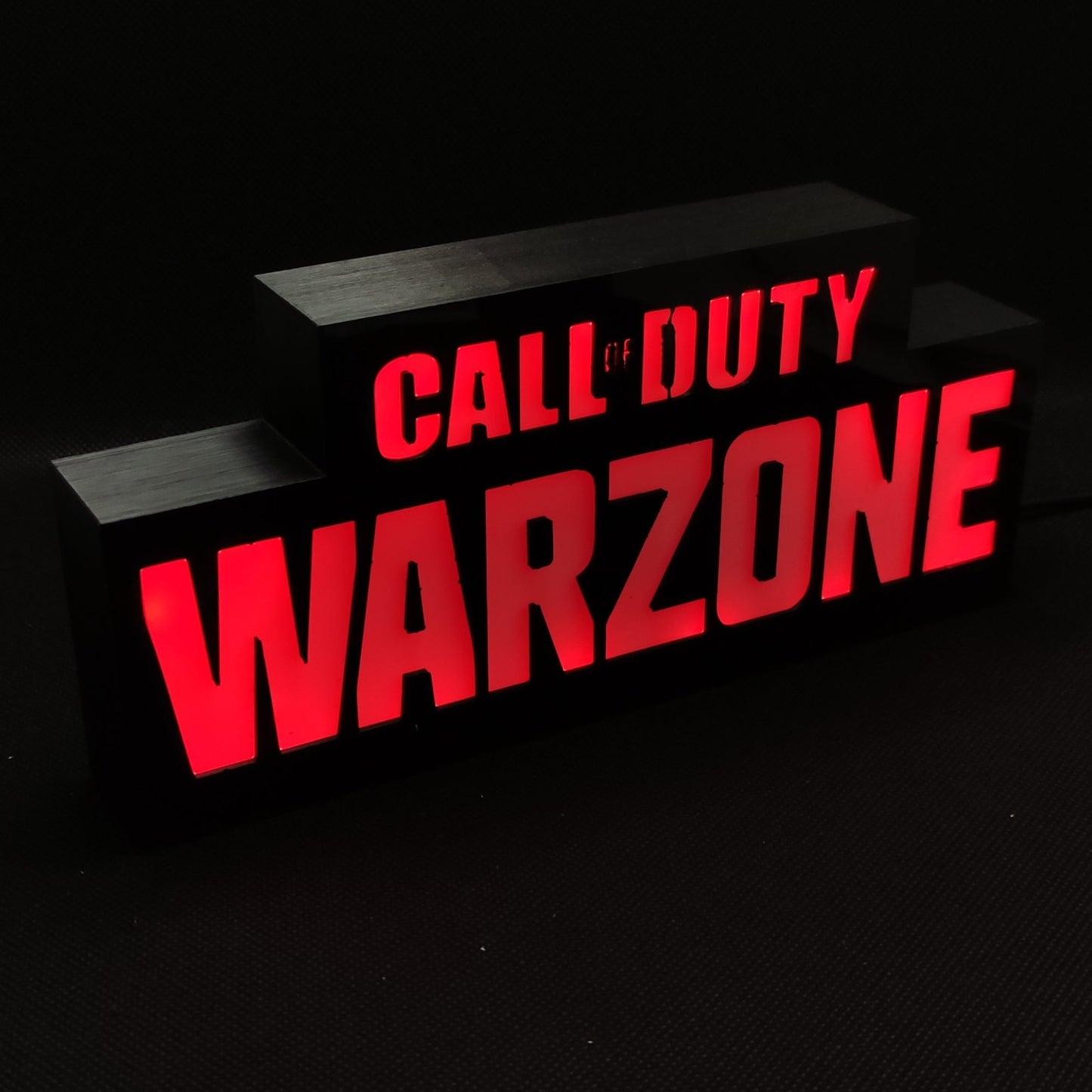 Caixa de luz LED CALL of DUTY WARZONE