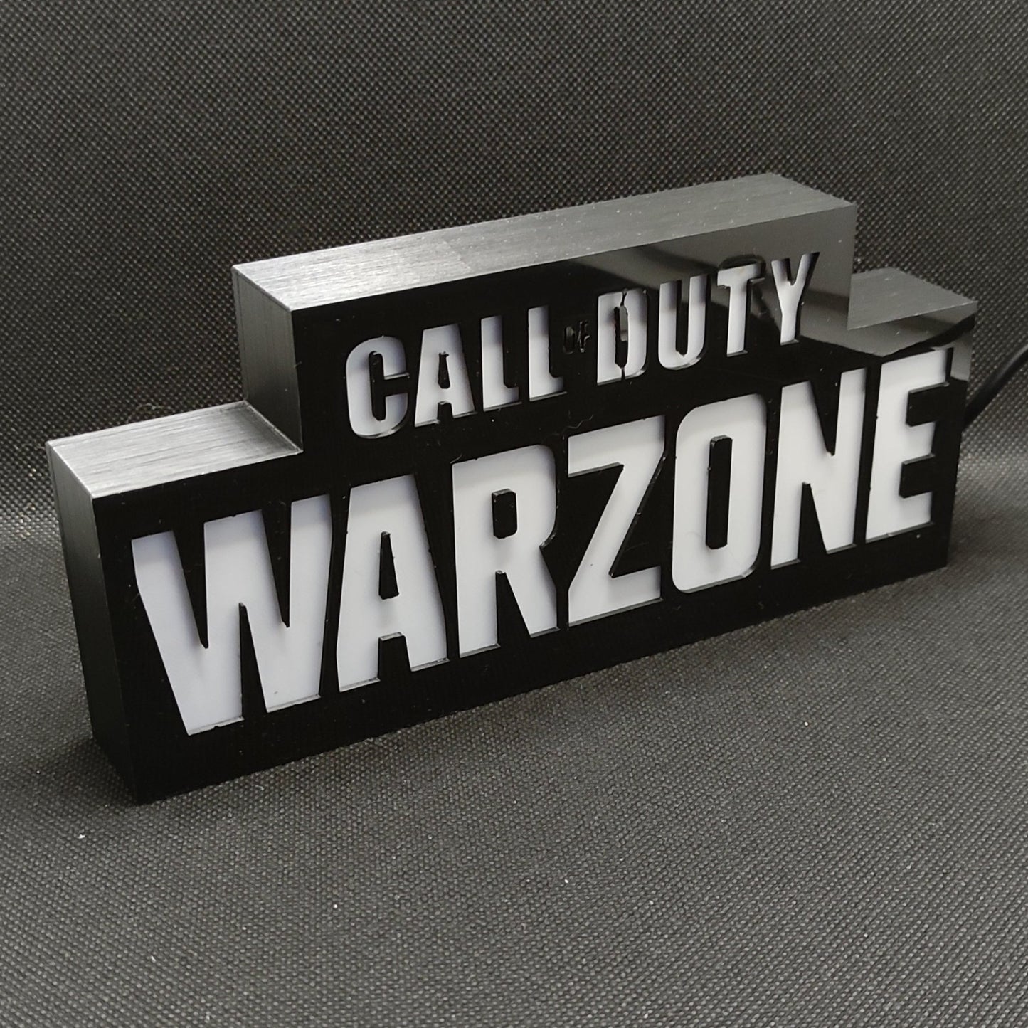 Caixa de luz LED CALL of DUTY WARZONE