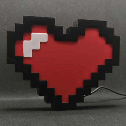 Pixel Heart Led Light Sign